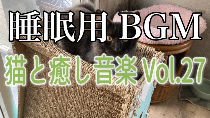 【睡眠用BGM音小さめ】猫と癒し音楽Vol.27